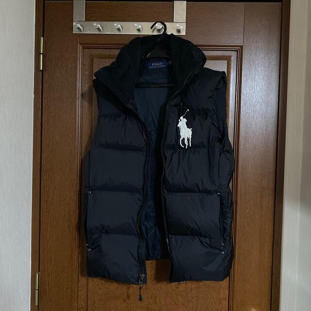 POLO RALPH LAUREN(ポロラルフローレン)のラルフローレン　ダウンベスト　フード付き　POLO メンズのジャケット/アウター(ダウンベスト)の商品写真