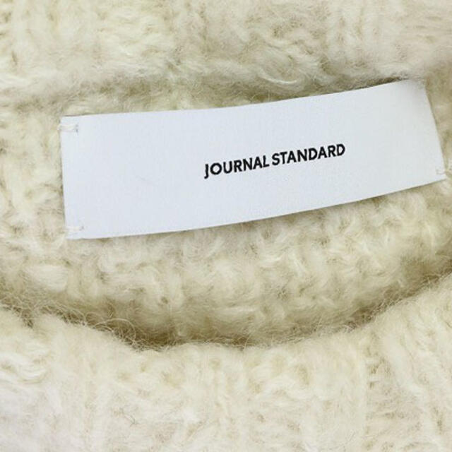 JOURNAL STANDARD(ジャーナルスタンダード)のジャーナルスタンダード ウールナイロンポップルニットプルオーバー オフホワイト レディースのトップス(ニット/セーター)の商品写真