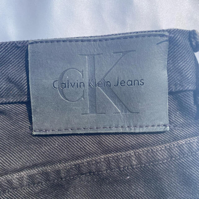 Calvin Klein(カルバンクライン)のCalvin Klein カルバンクライン　ブラックジーンズ　ヴィンテージ　古着 メンズのパンツ(デニム/ジーンズ)の商品写真