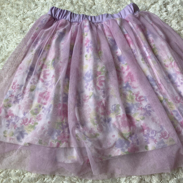 motherways(マザウェイズ)のマザウェイズ　チュールスカート　140 キッズ/ベビー/マタニティのキッズ服女の子用(90cm~)(スカート)の商品写真