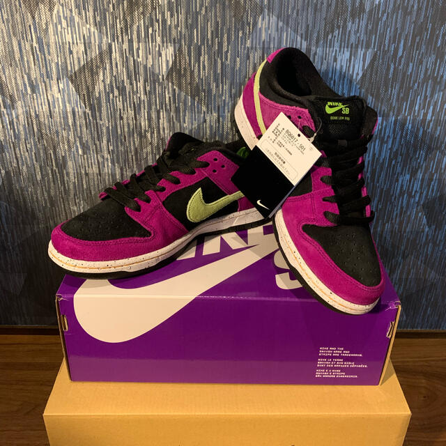 NIKE SB DUNK LOW PRO RED PLUM ACG 26cm