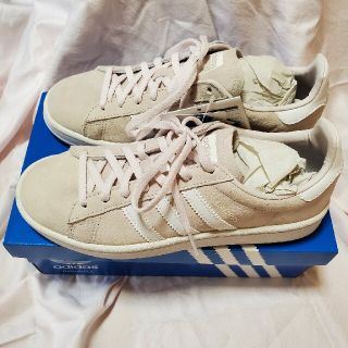 アディダス(adidas)のadidas　campus　スニーカー新品タグ付き　ピンクベージュ(スニーカー)