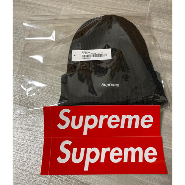 21SS Supreme Overdyed Beanie ビーニー 黒ニット帽/ビーニー