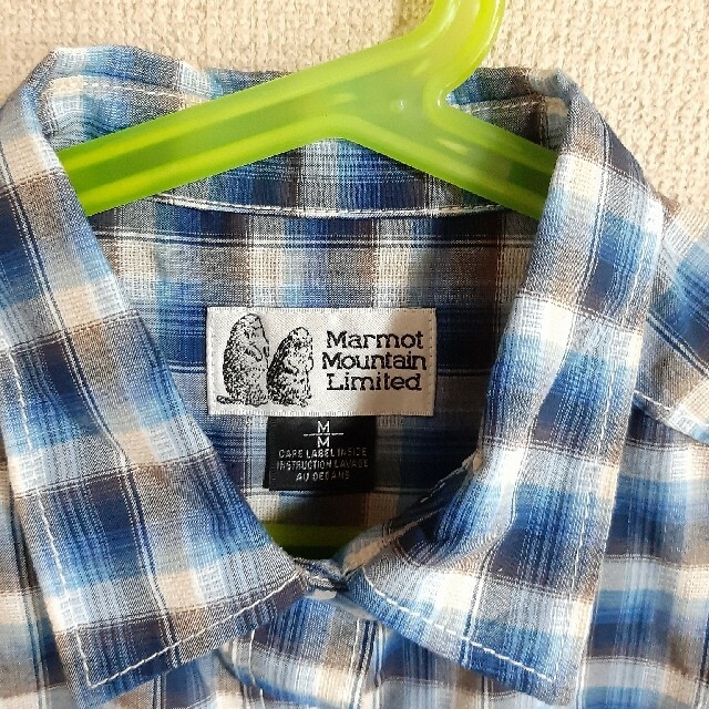 MARMOT(マーモット)の【美品】Marmot　シャツ　ワンピース　レディース レディースのワンピース(ひざ丈ワンピース)の商品写真