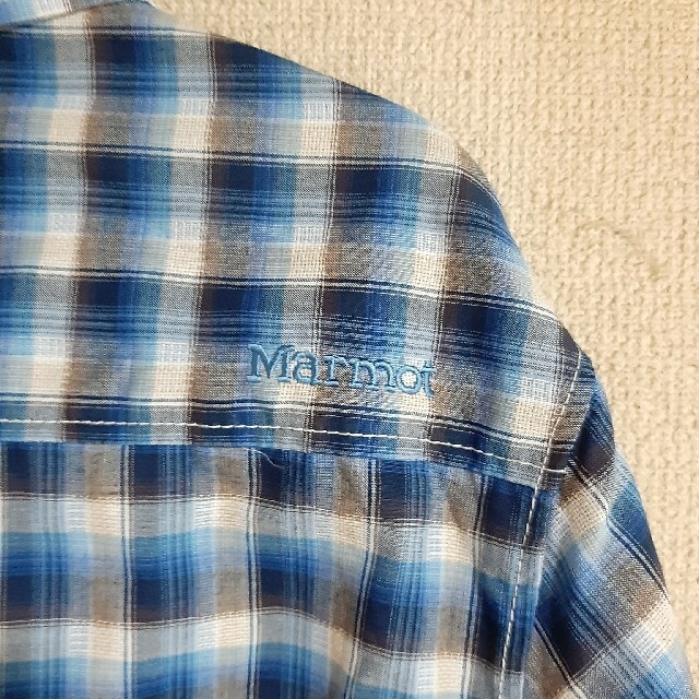 MARMOT(マーモット)の【美品】Marmot　シャツ　ワンピース　レディース レディースのワンピース(ひざ丈ワンピース)の商品写真