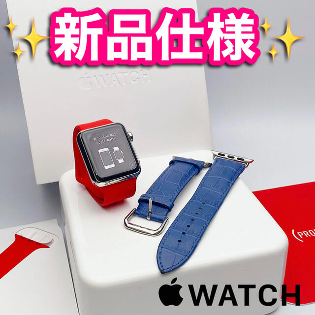 売り切れ必至！ Apple Watch - アップルウォッチ新品仕様 product RED保証付き 腕時計