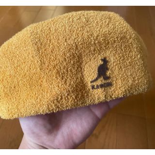 カンゴール(KANGOL)のしまこさん専用 KANGOL ハンチング yellow(ハンチング/ベレー帽)