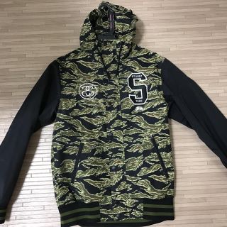 ステューシー(STUSSY)のSTUSSY 美品☆ タイガーカモ スタジャン ブルゾン ジャケット(ミリタリージャケット)