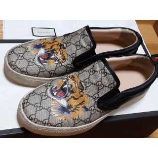 グッチ(Gucci)のGUCCI　グッチ　タイガー6.5スリッポン　スニーカー(スニーカー)