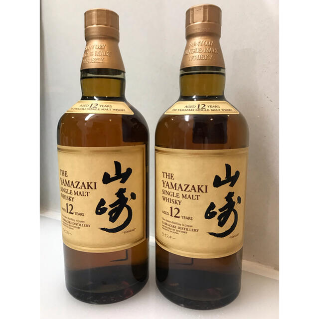 サントリー(サントリー)のサントリー 山崎12年 700ml 2本セット 食品/飲料/酒の酒(ウイスキー)の商品写真