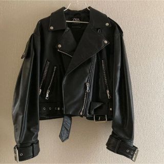 ザラ(ZARA)の［新品未使用・最終値下げ］ZARA ライダースジャケット　L(ライダースジャケット)