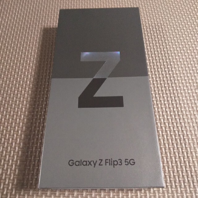 新品 未開封 galaxy z flip3 SIMフリー 256GB ブラック