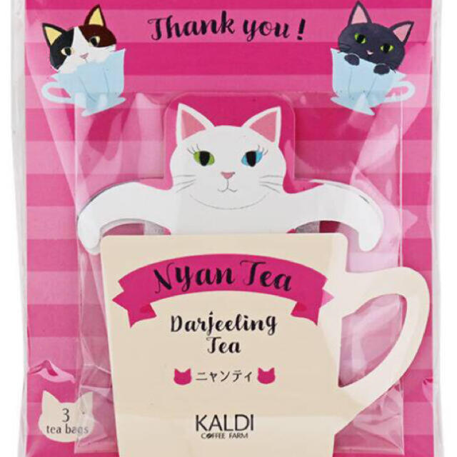 KALDI(カルディ)のカルディ　にゃんティー　ニャンティー　猫　ネコ　ねこ　 食品/飲料/酒の飲料(茶)の商品写真