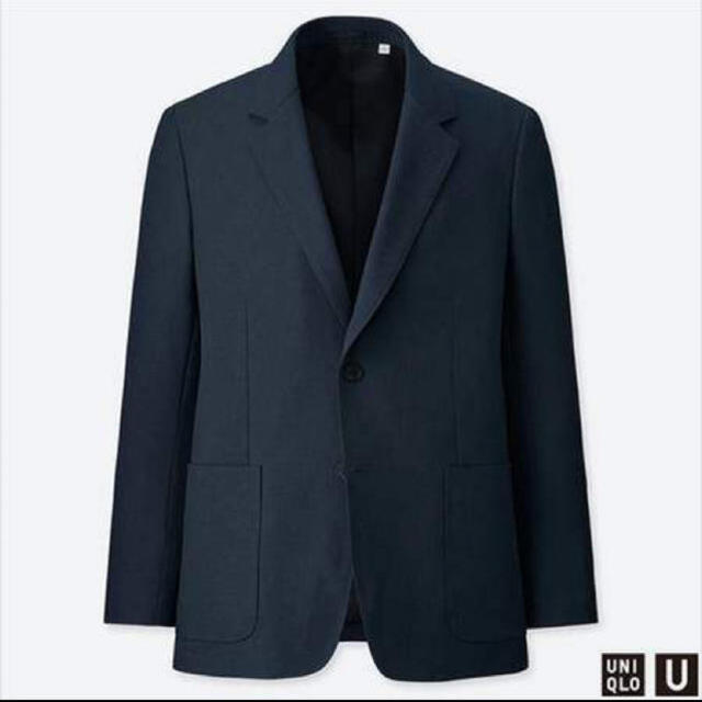 UNIQLO(ユニクロ)のUNIQLOU 19ss テーラードジャケット ネイビー メンズのジャケット/アウター(テーラードジャケット)の商品写真