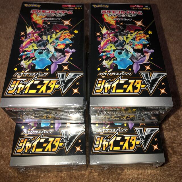 ポケカ　シャイニースターV  シュリンク付き　4BOX