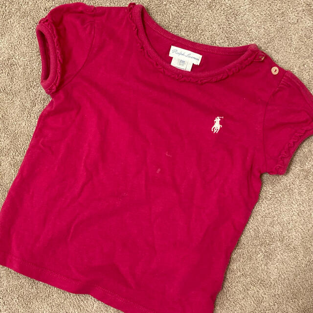 Ralph Lauren(ラルフローレン)の【美品】ラルフローレン Tシャツ トップス 24m(90cm) キッズ/ベビー/マタニティのキッズ服女の子用(90cm~)(Tシャツ/カットソー)の商品写真