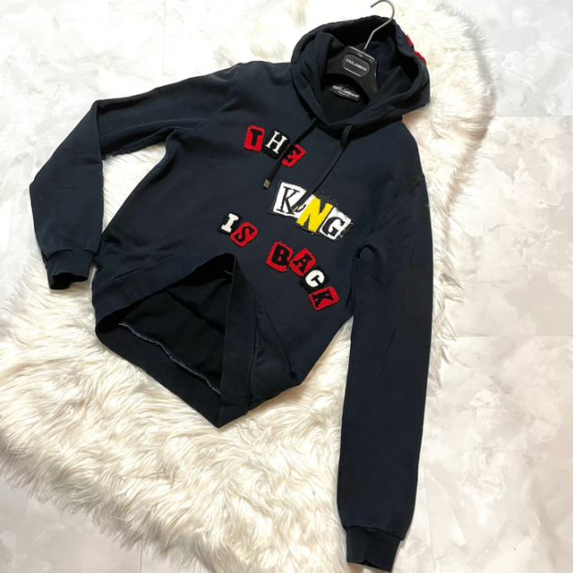 DOLCE&GABBANA パーカー 黒 赤 46の通販 by yutanpo|ドルチェアンド 公式通販ストア 美品 ドルチェ&ガッバーナパーカー パーカー