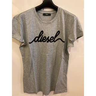 ディーゼル(DIESEL)の新品未使用！　ディーゼル　Tシャツ　グレーM(Tシャツ(半袖/袖なし))
