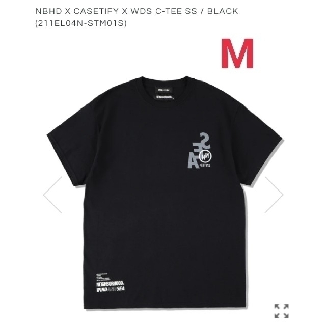 NBHD X CASETIFY X WDS C-TEE SS / WHITE L