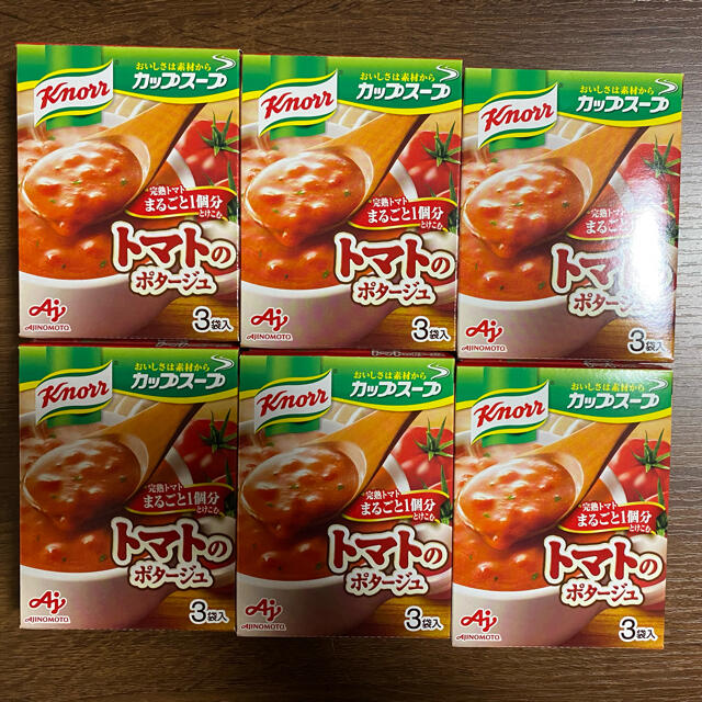 クノール　カップスープ　トマトのポタージュ　６箱 食品/飲料/酒の飲料(その他)の商品写真
