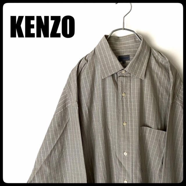 KENZO(ケンゾー)の美品　■KENZO■ ケンゾー　シャツ　古着　メンズ　チェックシャツ メンズのトップス(シャツ)の商品写真