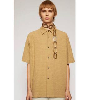 アクネ(ACNE)の 格安 Acne Studios アクネストゥディオズ シアサッカー シャツ(Tシャツ/カットソー(半袖/袖なし))