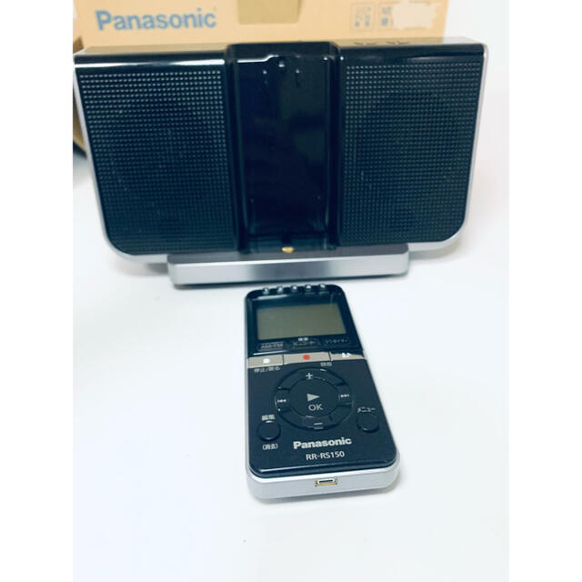 Panasonic(パナソニック)のPanasonic ICレコーダー ホワイト RR-RS150-K パナソニック スマホ/家電/カメラのオーディオ機器(ポータブルプレーヤー)の商品写真