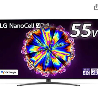 エルジーエレクトロニクス(LG Electronics)の最終値下げ　LG 55インチ　55NANO91JNA(テレビ)