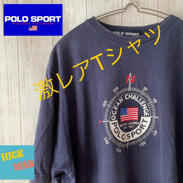 POLO RALPH LAUREN(ポロラルフローレン)の【ヴィンテージ】POLO SPORTS  tシャツ　サイズL メンズのトップス(Tシャツ/カットソー(半袖/袖なし))の商品写真