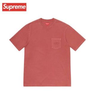 シュプリーム(Supreme)のSupreme Overdyed Pocket Tee (dark red)(Tシャツ/カットソー(半袖/袖なし))