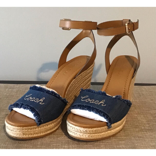 ︎COACHウエッジサンダル♡