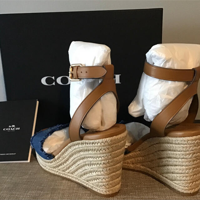 ︎COACHウエッジサンダル♡