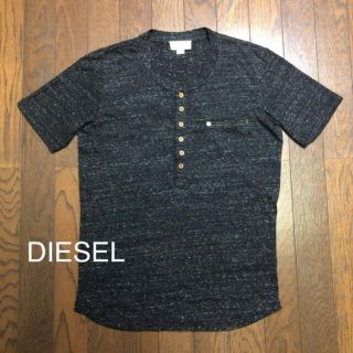 ディーゼル(DIESEL)の■ DIESEL ディーゼル■ ヘンリーネック Tシャツ グレー Sサイズ(Tシャツ/カットソー(半袖/袖なし))