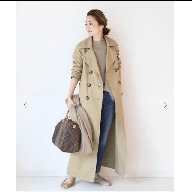 DEUXIEME CLASSE(ドゥーズィエムクラス)のDeuxieme ClasseLONG TRENCH COAT トレンチコート レディースのジャケット/アウター(トレンチコート)の商品写真