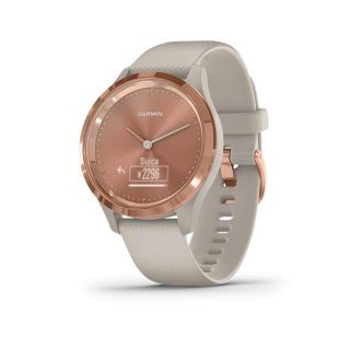 ガーミン(GARMIN)のGARMIN vivomove3s Light Sand 美品 スマートウォッチ(その他)