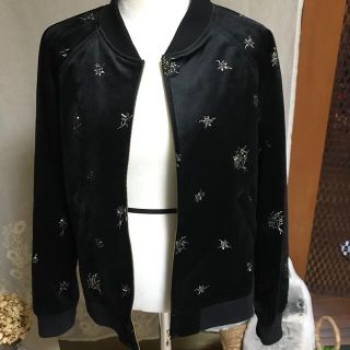 グローブ(grove)のお値下げ❣️grove グローブ　お花のジャンパー　Mサイズ(ブルゾン)