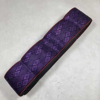 セール品　菱紫菖蒲5m畳ヘリ畳へり畳縁和風柄着物ハンドメイド