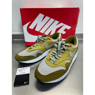 ナイキ(NIKE)のナイキ エアマックス 1レトロ プレミアム グリーンカレー 908366-300(スニーカー)