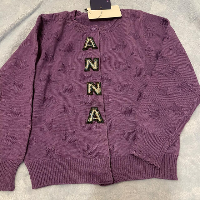 ANNA SUI mini(アナスイミニ)のアナスイミニ　カーディガン　Sサイズ キッズ/ベビー/マタニティのキッズ服女の子用(90cm~)(カーディガン)の商品写真