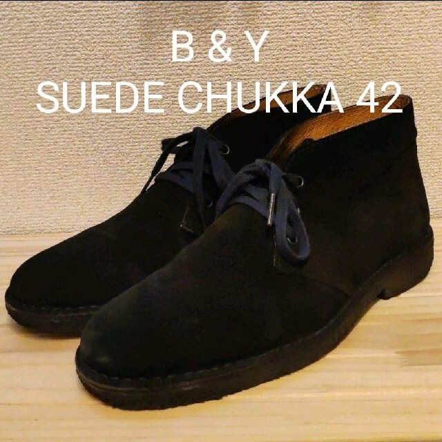 BEAUTY&YOUTH UNITED ARROWS(ビューティアンドユースユナイテッドアローズ)の最終✭BEAUTY & YOUTH SUEDE CHUKKA 42✭ メンズの靴/シューズ(ブーツ)の商品写真