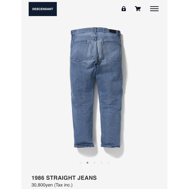 W)taps(ダブルタップス)のディセンダント　1986 straight  jeans descendant メンズのパンツ(デニム/ジーンズ)の商品写真