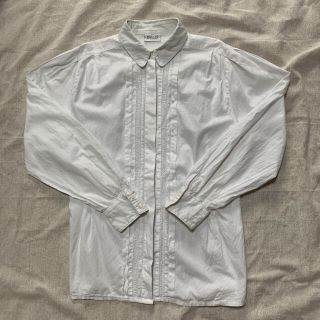 90s 白ブラウス　アメリカ古着　アメリカ輸入　used ビンテージ　古着(シャツ/ブラウス(長袖/七分))