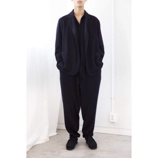 コモリ(COMOLI)のCOMOLI コモリ 20AW ウールピンシルクテーパードパンツ サイズ3(スラックス)