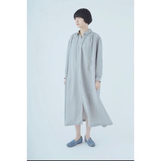 ミナペルホネン(mina perhonen)の【専用】新品＊直営限定ミナペルホネン＊choucho シャツワンピース(ロングワンピース/マキシワンピース)