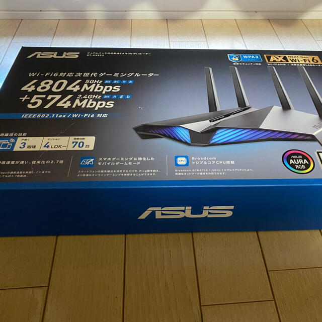 ASUS(エイスース)のルーター スマホ/家電/カメラのPC/タブレット(PC周辺機器)の商品写真