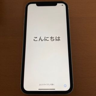 アイフォーン(iPhone)のiPhone XR  128GB ホワイト simフリー(スマートフォン本体)