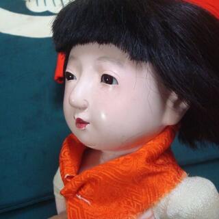 値下げ３！戦前の古い市松人形・人毛38センチ10号・大丸特選。の通販