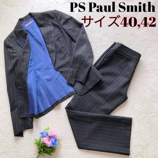 ポールスミス(Paul Smith)のPS Paul Smith ポールスミス パンツスーツ ストライプ 40 42(スーツ)