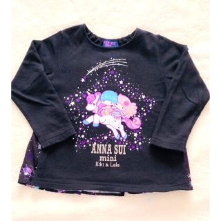 アナスイミニ(ANNA SUI mini)のアナスイ　リトルツイーンズ　キキララ　コラボ長袖　トレーナー(Tシャツ/カットソー)