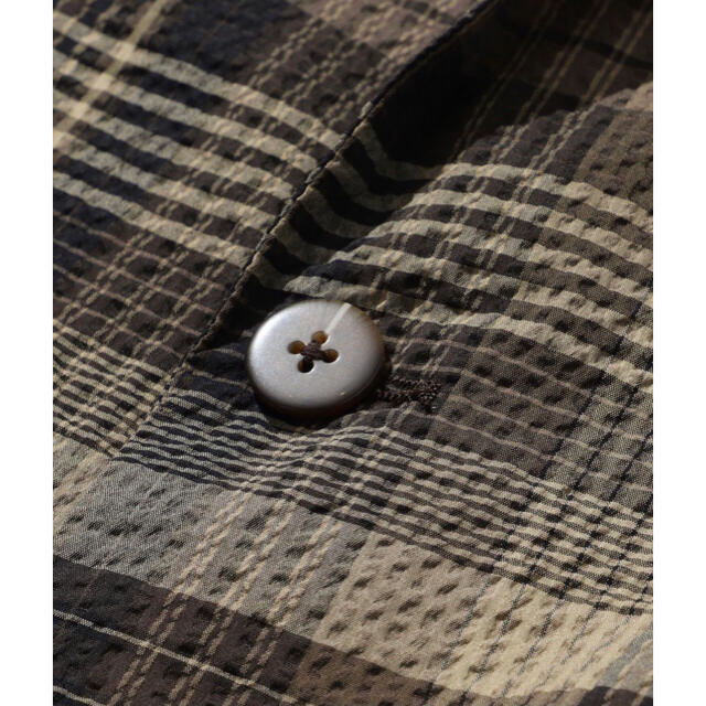 BEAMS(ビームス)のビームスライツ　チェック柄　シアサッカー　セットアップ メンズのジャケット/アウター(テーラードジャケット)の商品写真